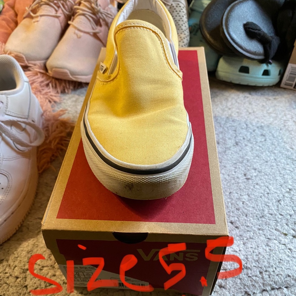 Yellow van slip one